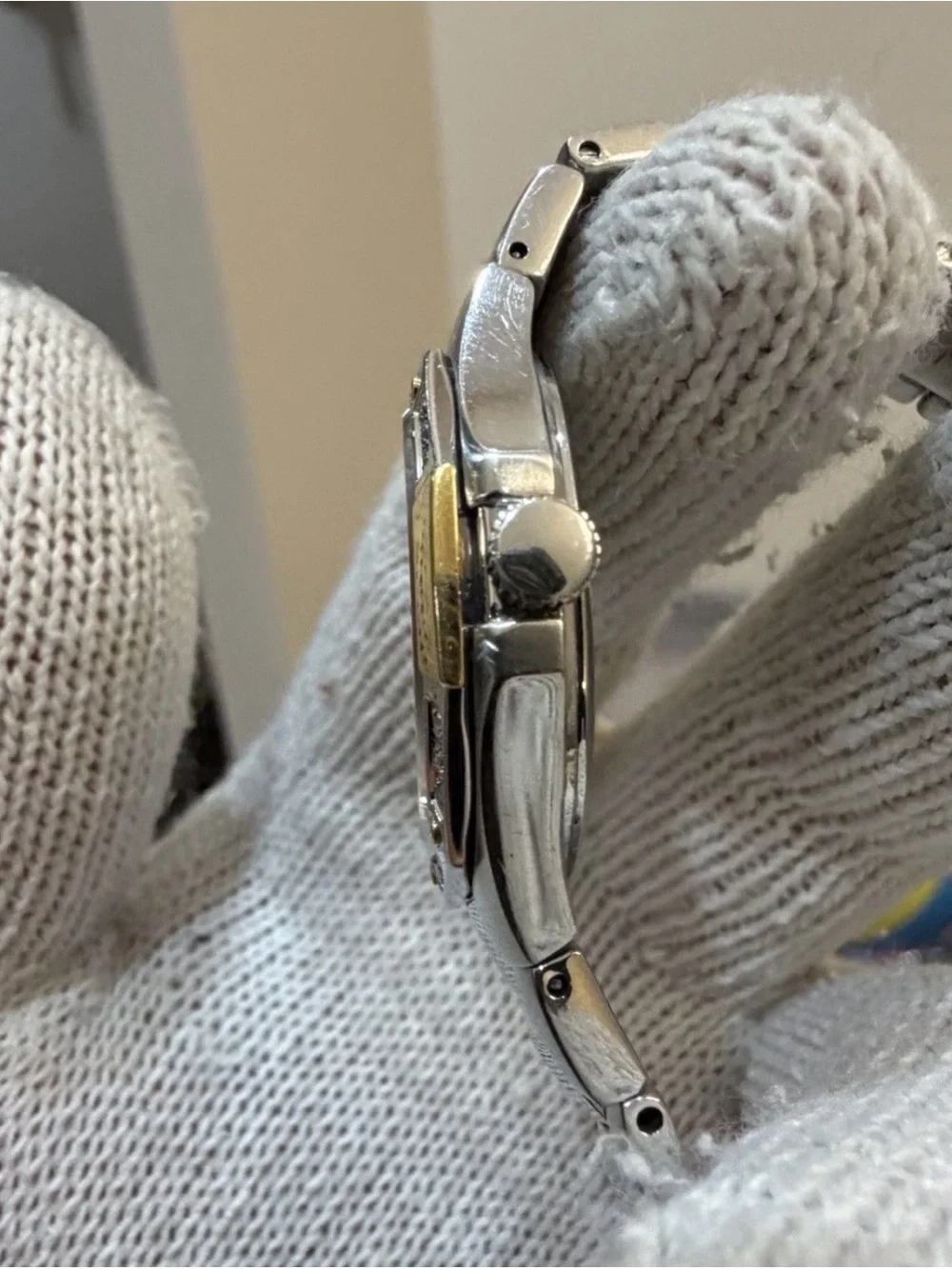 Seiko Coutura SUK008 Womens Diamond Watch Two Tone Multi Hand Calendar 100M